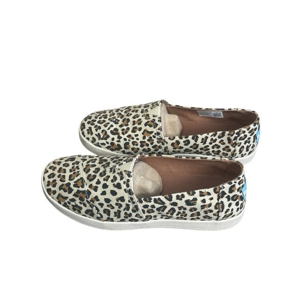 Toms Redondo Birch Multi Lynx Women’s Slip Ons 7.5M Casual Animal Print Cheetah - Picture 3 of 8